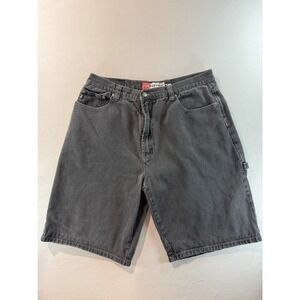 Bugle Boy 7M Gray Carpenter Jorts Y2K Baggy Skate 38 Waist